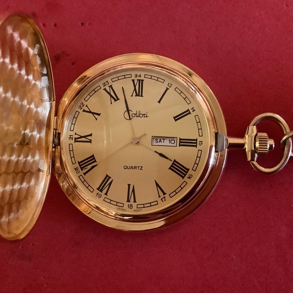 Colibri quartz pocket watch with watch chain - Picture 1 of 11